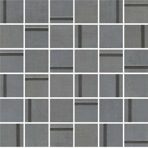 фото MM13131 Гварди 1 мозаичный синий матовый обрезной 30x30x0,9 декор КЕРАМА МАРАЦЦИ