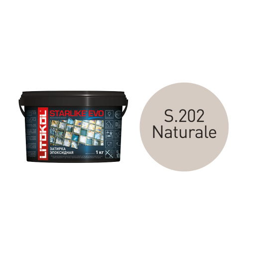 фото STARLIKE EVO S.202 NATURALE ведро 1 кг КЕРАМА МАРАЦЦИ