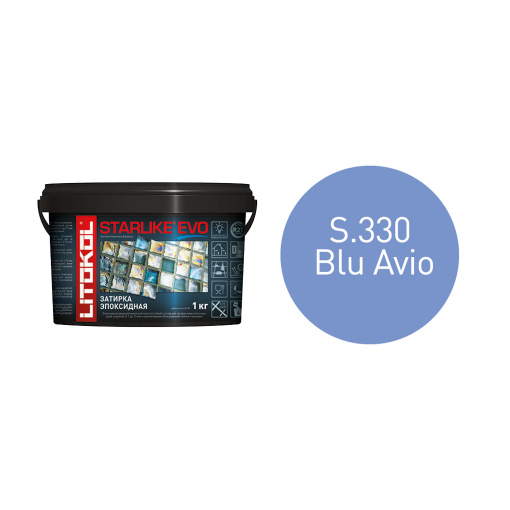 фото STARLIKE EVO S.330 BLU AVIO ведро 1 кг КЕРАМА МАРАЦЦИ
