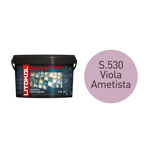 фото STARLIKE EVO S.530 VIOLA AMETISTA ведро 1 кг КЕРАМА МАРАЦЦИ