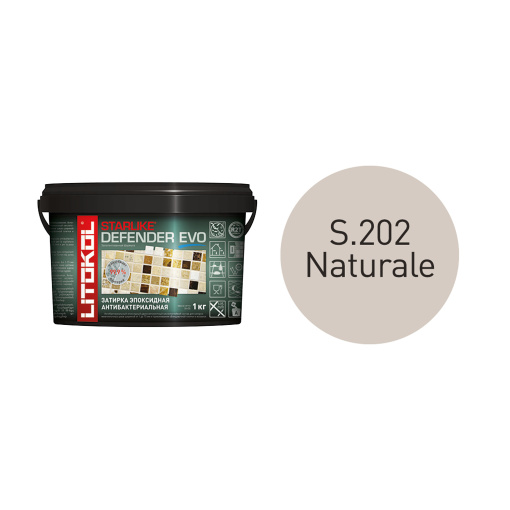 фото Starlike Defender EVO S.202 NATURALE ведро 1 кг КЕРАМА МАРАЦЦИ