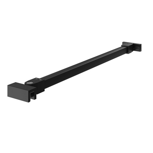 фото VE.FB250.BSD.BLK.M Фиксатор для стеклянной шторки Vetro/Ветро, 25 см, матовый черный КЕРАМА МАРАЦЦИ