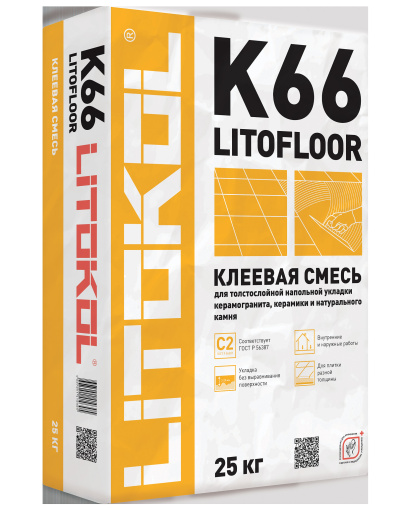LITOFLOOR K66 мешок 25 кг КЕРАМА МАРАЦЦИ фото LITOFLOOR K66 мешок 25 кг КЕРАМА МАРАЦЦИ