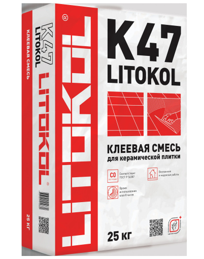 LITOKOL К47 мешок 25 кг КЕРАМА МАРАЦЦИ фото LITOKOL К47 мешок 25 кг КЕРАМА МАРАЦЦИ