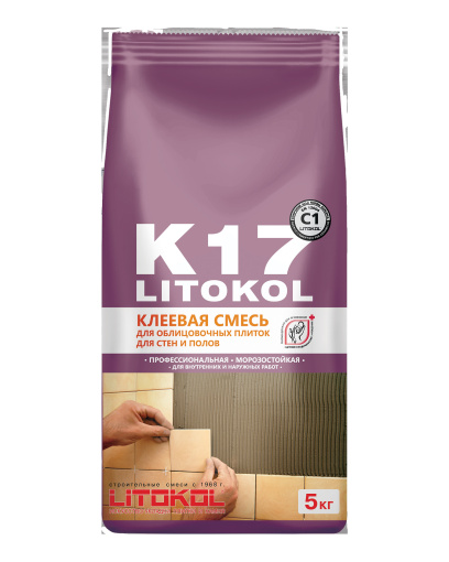 LITOKOL K17 (C1) мешок 5 кг КЕРАМА МАРАЦЦИ фото LITOKOL K17 (C1) мешок 5 кг КЕРАМА МАРАЦЦИ