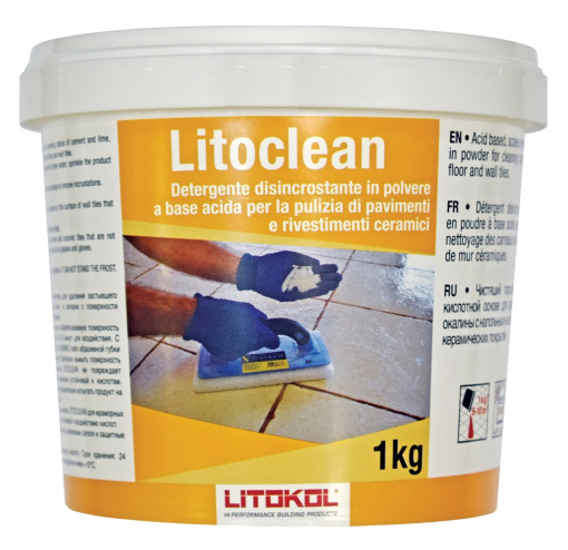 LITOCLEAN банка 1 кг КЕРАМА МАРАЦЦИ фото LITOCLEAN банка 1 кг КЕРАМА МАРАЦЦИ