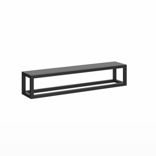 фото PL.N.sh.55/BLK Полка Plaza Next/Плаза Некст подвесная 55, черная матовая КЕРАМА МАРАЦЦИ