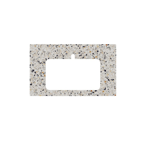 фото KM6012G0471RP80Ir2 Спец. изделие декоративное для полувстраиваемых раковин Бричиола 80 см, белый натуральный КЕРАМА МАРАЦЦИ