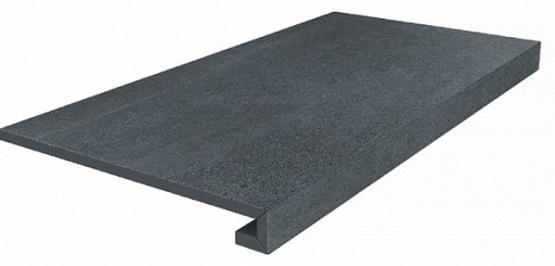 фото DD602520R/GCF Ступень клееная Про Матрикс черный обрезной 33x60x0,9 КЕРАМА МАРАЦЦИ
