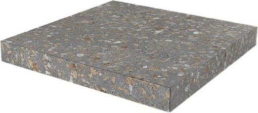 фото SG632220R/GCA Ступень угловая клееная Терраццо коричневый 33x33x0,9 КЕРАМА МАРАЦЦИ