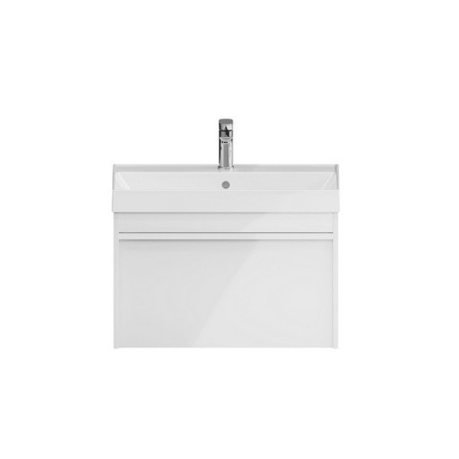 фото MO.70.1+1/WHT Тумба Modula/Модула подвесная 70 с ящиком 1+1, белая глянцевая КЕРАМА МАРАЦЦИ