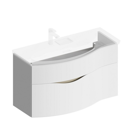 RV.100Lh/WHT.M Тумба Riva/Рива 100 см левая, белая матовая КЕРАМА МАРАЦЦИ фото RV.100Lh/WHT.M Тумба Riva/Рива 100 см левая, белая матовая КЕРАМА МАРАЦЦИ