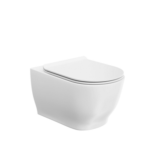 фото MO.wc.02 Унитаз Modula/Модула подвесной безободковый с крепежом, белый глянцевый КЕРАМА МАРАЦЦИ