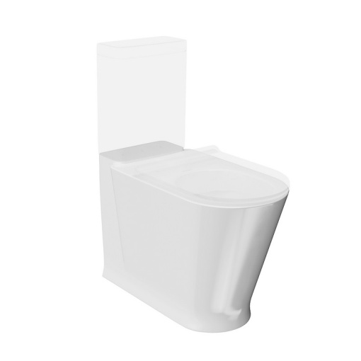 фото PLMR.wc.01 Унитаз Plaza Modern/Плаза Модерн напольный безободковый, белый глянцевый КЕРАМА МАРАЦЦИ