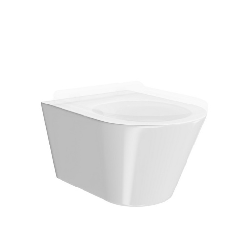 фото PLMR.wc.02 Унитаз Plaza Modern/Плаза Модерн подвесной безободковый, белый глянцевый КЕРАМА МАРАЦЦИ