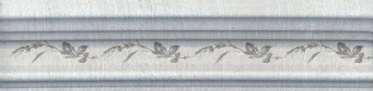 фото BLB029 Багет Кантри Шик серый декорированный 20*5 керамический бордюр КЕРАМА МАРАЦЦИ