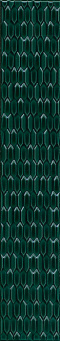 фото LSB001 Левада зеленый темный глянцевый 40х7 бордюр КЕРАМА МАРАЦЦИ