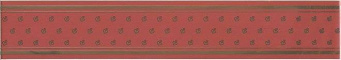 фото NT/A170/15000 Фонтанка красный 40*7,2 керамический бордюр КЕРАМА МАРАЦЦИ