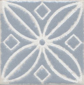 фото STG/C402/1270 Амальфи орнамент серый 9,9x9,9 вставка КЕРАМА МАРАЦЦИ