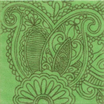 фото AD/B92/1221T Тантра зеленый декор КЕРАМА МАРАЦЦИ