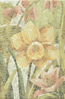 фото HGD/A144/880L Летний сад Лилии лаппатированный 20*30 керамический декор КЕРАМА МАРАЦЦИ