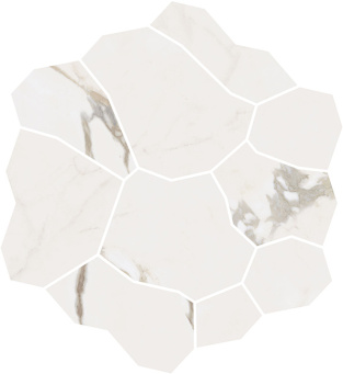 фото KMD2HID018BR Марсель наборный бежевый светлый глянцевый обрезной 31,5x34,2x0,9 декор КЕРАМА МАРАЦЦИ