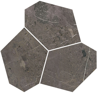 фото KMD2HID024BR Марсель наборный коричневый глянцевый обрезной 26,5x25,5x0,9 декор КЕРАМА МАРАЦЦИ