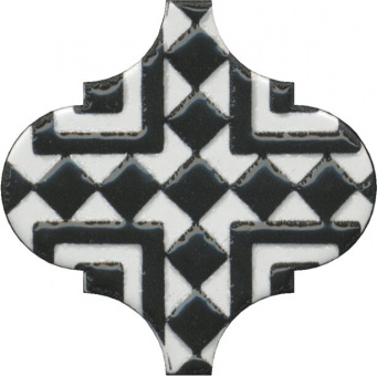Фото OS/A25/65000 Арабески глянцевый орнамент 6,5*6,5 декор КЕРАМА МАРАЦЦИ