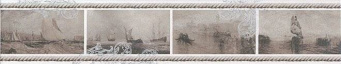 фото STG/A209/15010 Ньюпорт Корабли коричневый бордюр КЕРАМА МАРАЦЦИ