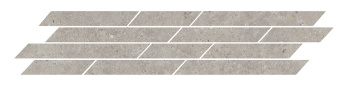 фото Декор Риккарди мозаичный серый светлый матовый 46,8х9,8 КЕРАМА МАРАЦЦИ