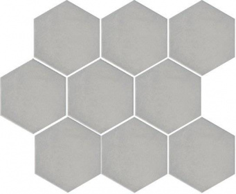 фото SG1003N Тюрен серый, полотно 37х31 из 9 частей 12х10,4 керамический гранит КЕРАМА МАРАЦЦИ