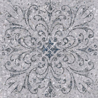 фото SG632700R Терраццо серый декорированный обрезной 60x60 керамический гранит КЕРАМА МАРАЦЦИ