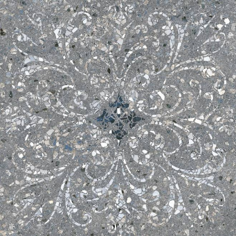 фото SG632900R Терраццо серый тёмный декорированный обрезной 60x60 керамический гранит КЕРАМА МАРАЦЦИ