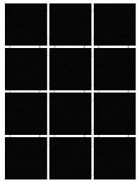 фото 1149 Конфетти черный блестящий полотно 30х40 из 12 частей 9.9х9.9 КЕРАМА МАРАЦЦИ