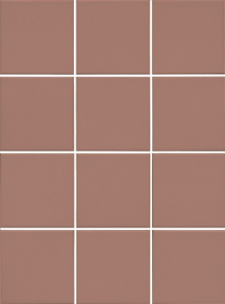 фото 1336 Агуста розовый матовый 30x40 из 12 частей 9,8x9,8x0,7 керамогранит КЕРАМА МАРАЦЦИ