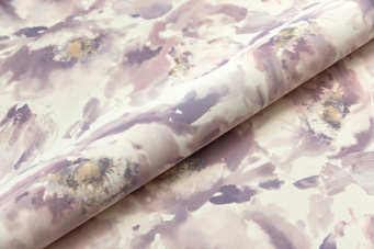 фото KM8719 Обои виниловые на флизелиновой основе Легато мотив, сиреневый KЕРАМА МАРАЦЦИ КЕРАМА МАРАЦЦИ
