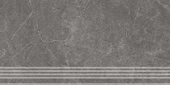 фото KM6060G0531RGRF Ступень фронтальная Эстерель серый тёмный матовый обрезной 30x60x0,9 КЕРАМА МАРАЦЦИ