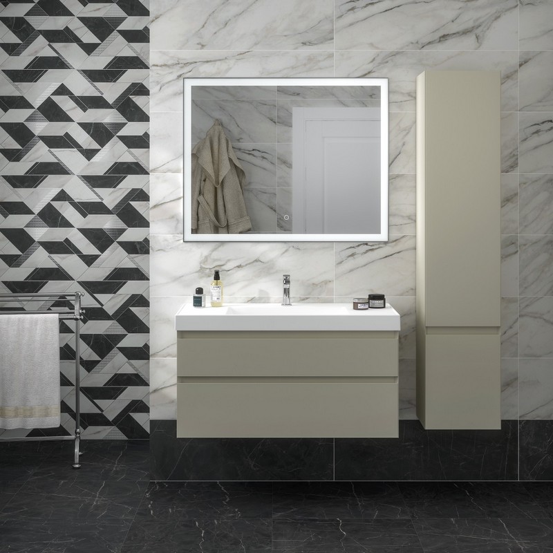 CU.100/LIM Тумба Cubo/Кубо подвесная с ящиками 100, лимо матовая КЕРАМА МАРАЦЦИ фото CU.100/LIM Тумба Cubo/Кубо подвесная с ящиками 100, лимо матовая КЕРАМА МАРАЦЦИ
