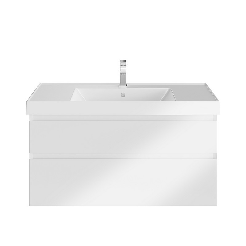 CU.100/WHT Тумба Cubo/Кубо подвесная с ящиками 100, белая глянцевая КЕРАМА МАРАЦЦИ фото CU.100/WHT Тумба Cubo/Кубо подвесная с ящиками 100, белая глянцевая КЕРАМА МАРАЦЦИ