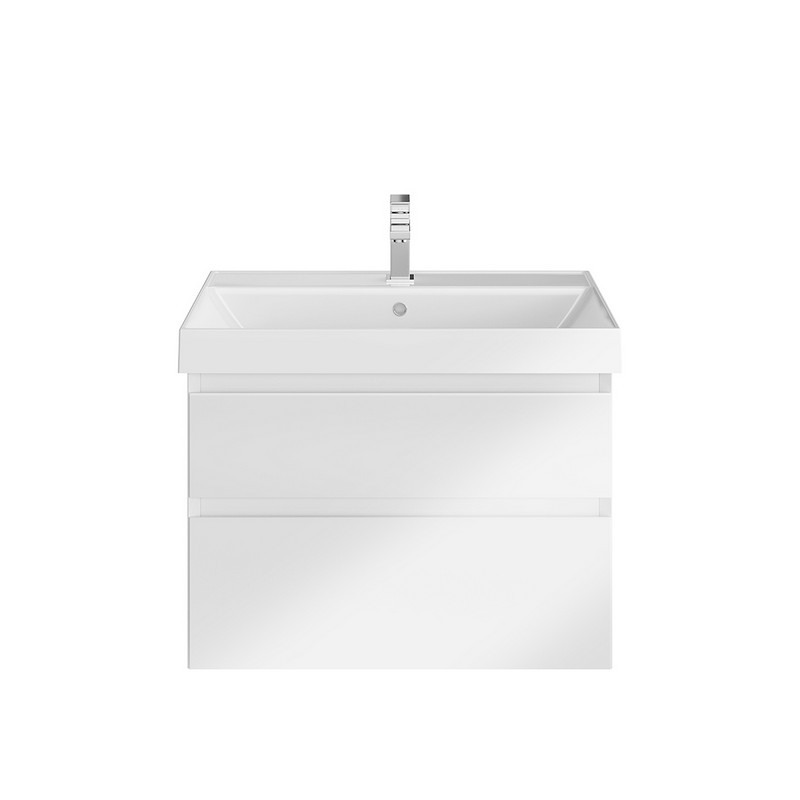 CU.70/WHT Тумба Cubo/Кубо подвесная с ящиками 70, белая глянцевая КЕРАМА МАРАЦЦИ фото CU.70/WHT Тумба Cubo/Кубо подвесная с ящиками 70, белая глянцевая КЕРАМА МАРАЦЦИ