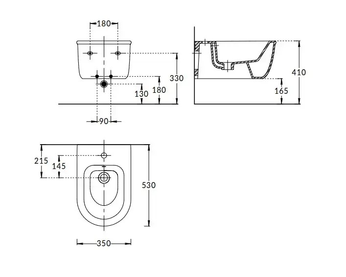 KMELBd53MWh2 Биде Элеганс подвесное, белый матовый КЕРАМА МАРАЦЦИ фото KMELBd53MWh2 Биде Элеганс подвесное, белый матовый КЕРАМА МАРАЦЦИ