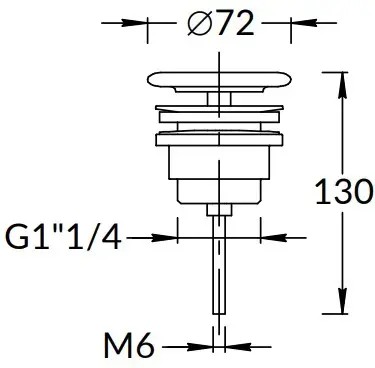 KMUNDr07MWh1 Донный клапан с керамической крышкой, белый матовый КЕРАМА МАРАЦЦИ фото KMUNDr07MWh1 Донный клапан с керамической крышкой, белый матовый КЕРАМА МАРАЦЦИ
