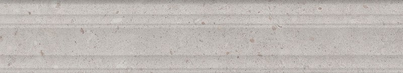 фото BLF010R Риккарди серый светлый матовый структура обрезной 40x7,3x2,7 бордюр КЕРАМА МАРАЦЦИ