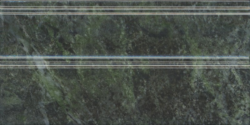 фото FMA031R Плинтус Серенада зеленый глянцевый обрезной 30x15x1,7 КЕРАМА МАРАЦЦИ