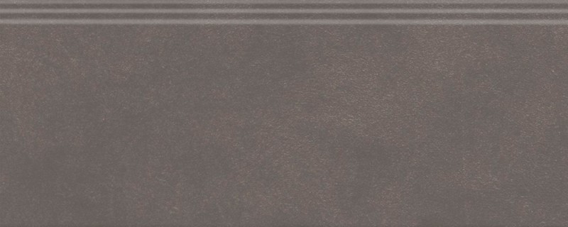 фото FMF018R Плинтус Чементо коричневый темный матовый обрезной 30x12x1,3 КЕРАМА МАРАЦЦИ