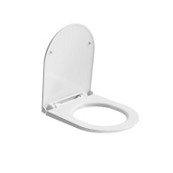 фото BG.Pro.seat.01/WHT Сиденье Buongiorno Pro/Бонджорно Про для унитаза, белое глянцевое КЕРАМА МАРАЦЦИ