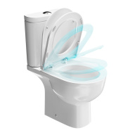 фото BG.Pro.seat.01/WHT Сиденье Buongiorno Pro/Бонджорно Про для унитаза, белое глянцевое КЕРАМА МАРАЦЦИ