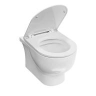 фото BG.Pro.seat.01/WHT Сиденье Buongiorno Pro/Бонджорно Про для унитаза, белое глянцевое КЕРАМА МАРАЦЦИ