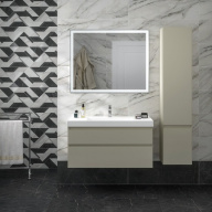 CU.100/LIM Тумба Cubo/Кубо подвесная с ящиками 100, лимо матовая КЕРАМА МАРАЦЦИ фото CU.100/LIM Тумба Cubo/Кубо подвесная с ящиками 100, лимо матовая КЕРАМА МАРАЦЦИ