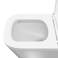 фото CU.T.wc.02 Унитаз Кубо Торнадо подвесной с системой смыва торнадо с крепежом и сиденьем, белый глянцевый КЕРАМА МАРАЦЦИ